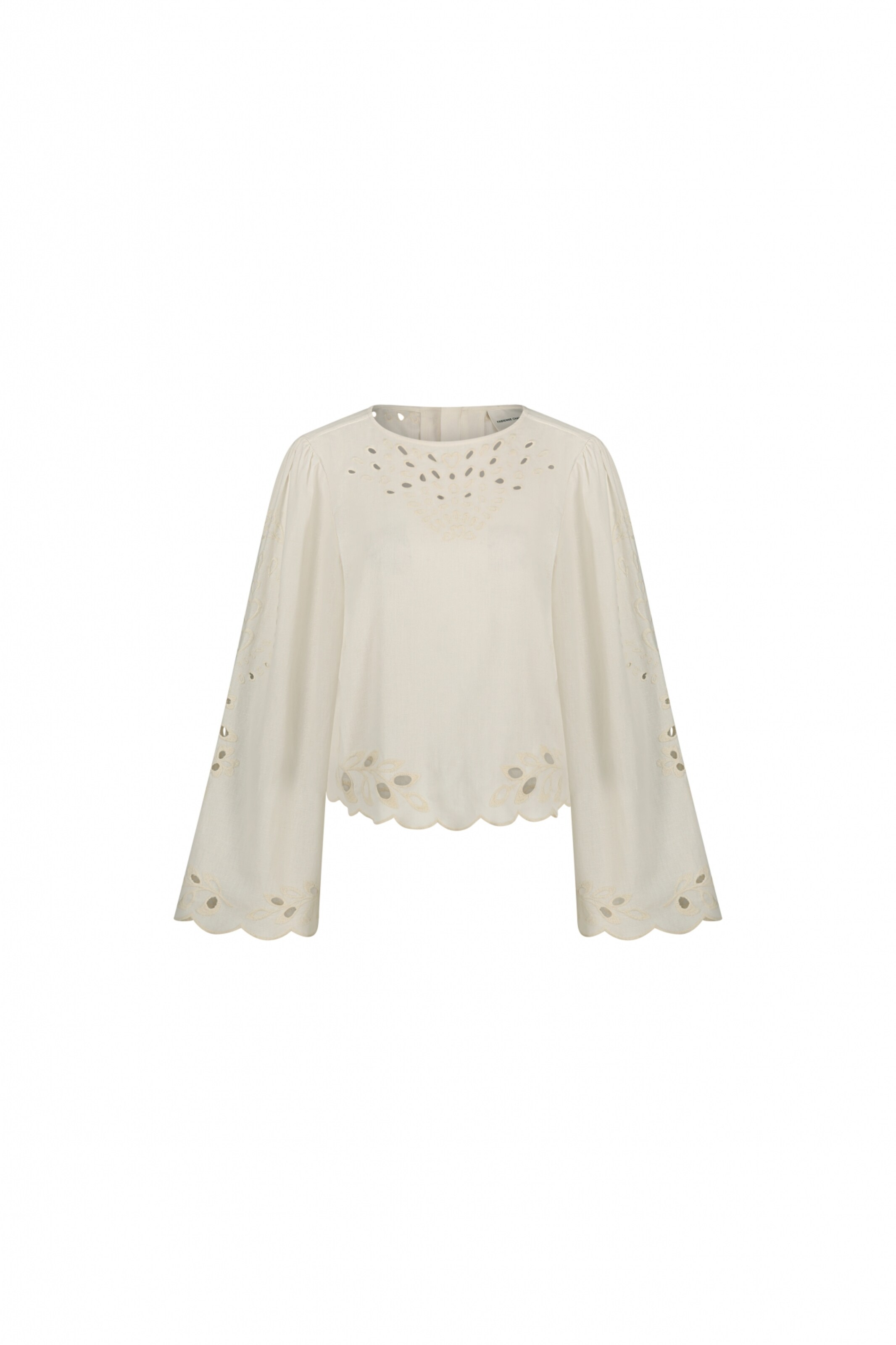 Fabienne Chapot Bluse in Beige: Vorderseite