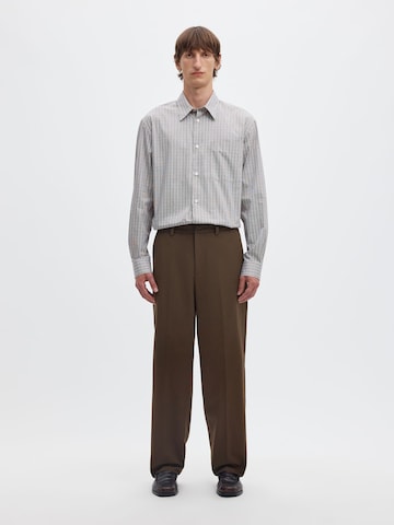 SELECTED Loosefit Pantalon in Bruin