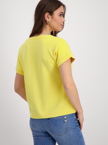 T-shirt monari en jaune