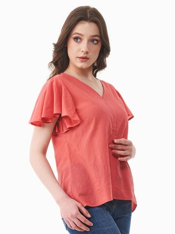 Organication Bluse in Rot