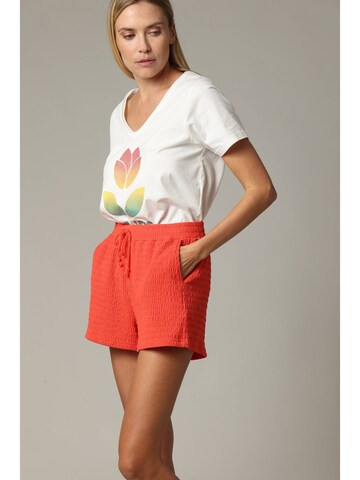 Deeluxe Regular Pants ' KAISSY ' in Orange: front