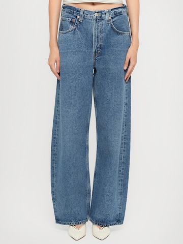 AGOLDE Wide leg Jeans in Blue: front