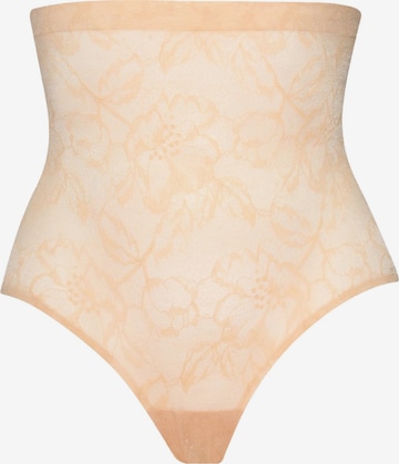 Bye Bra - Cueca modeladora em bege: frente