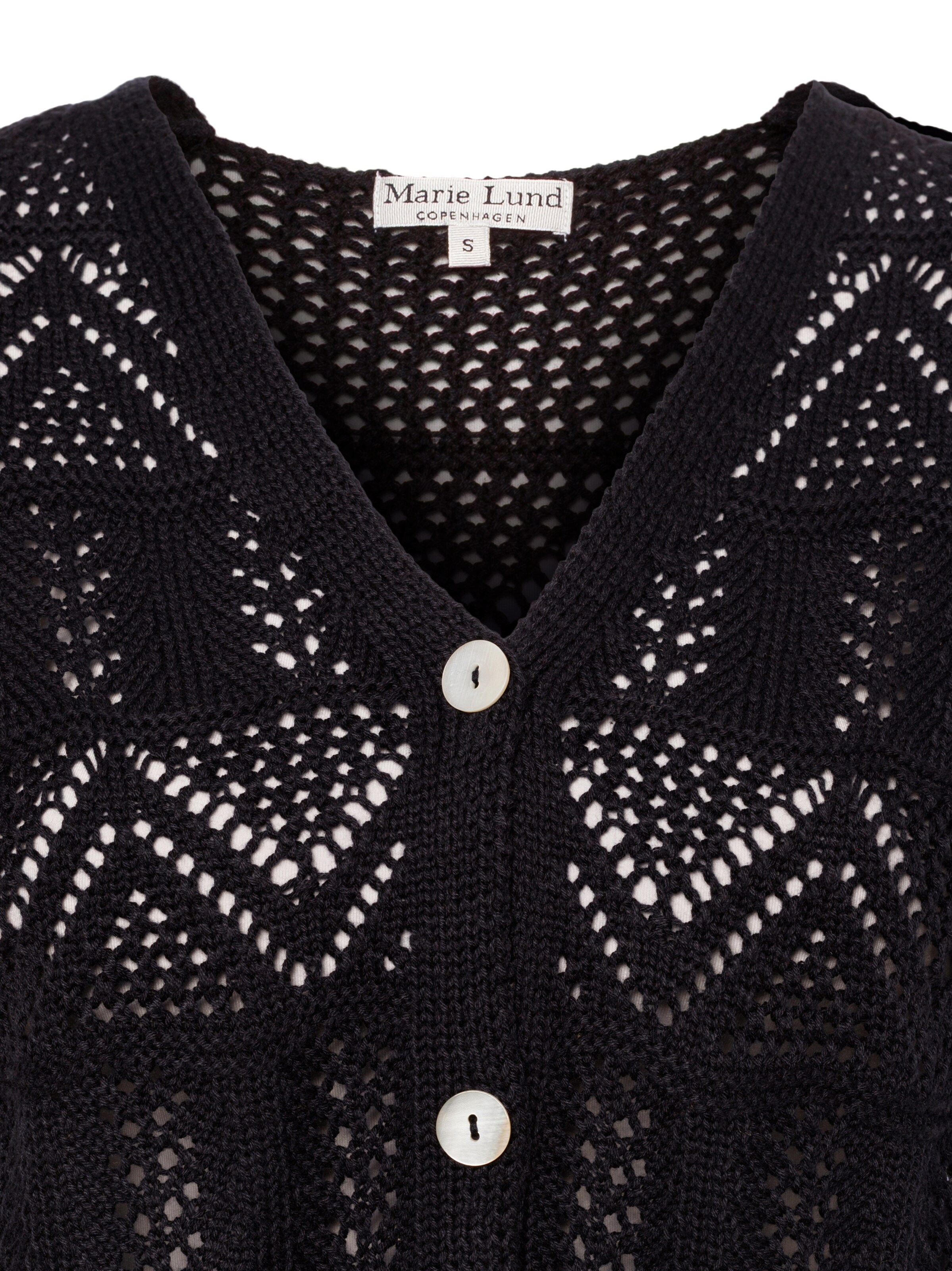 Marie Lund Gebreid vest ' ' in Blauw