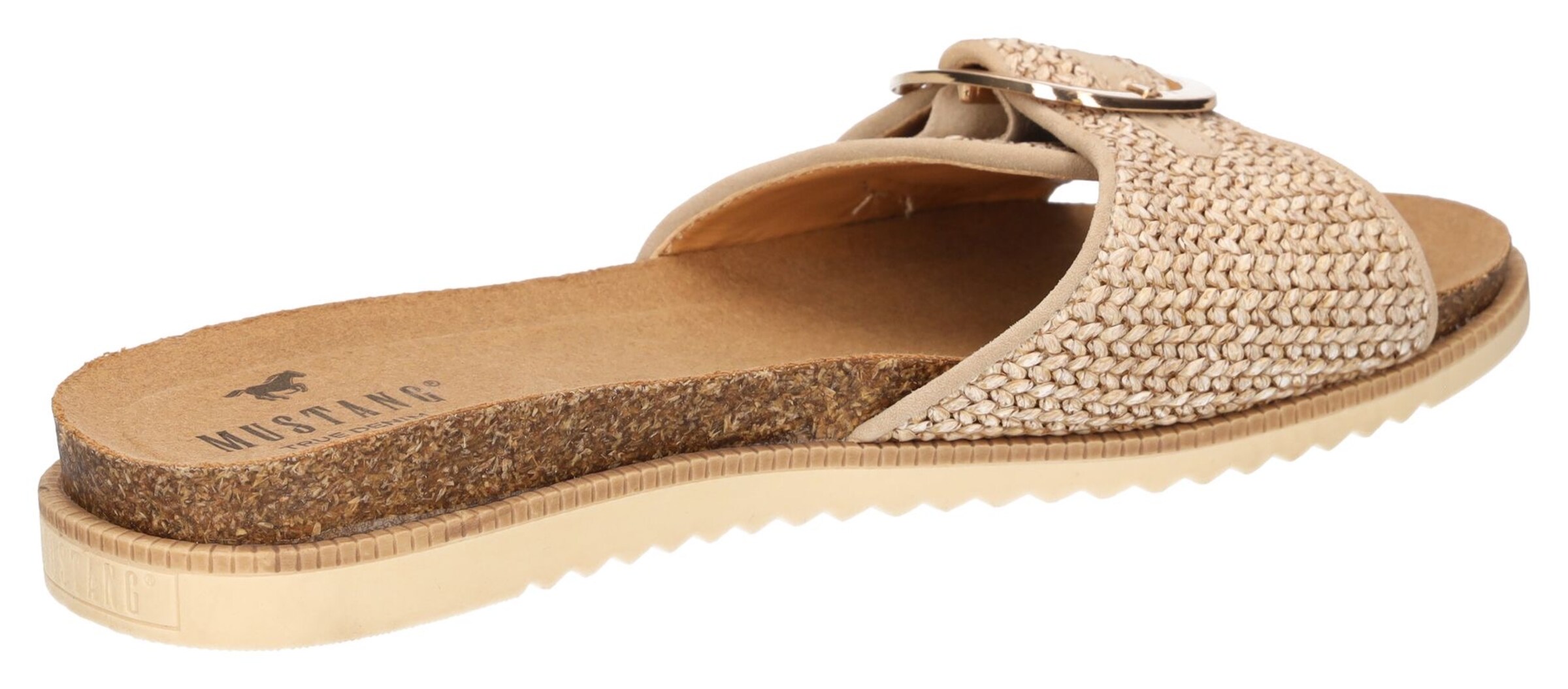MUSTANG Mules in Beige