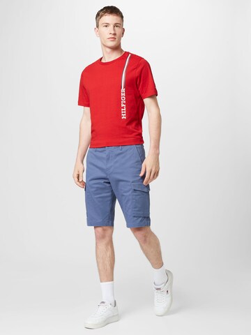 TOMMY HILFIGER Regular Cargo Pants 'John' in Blue