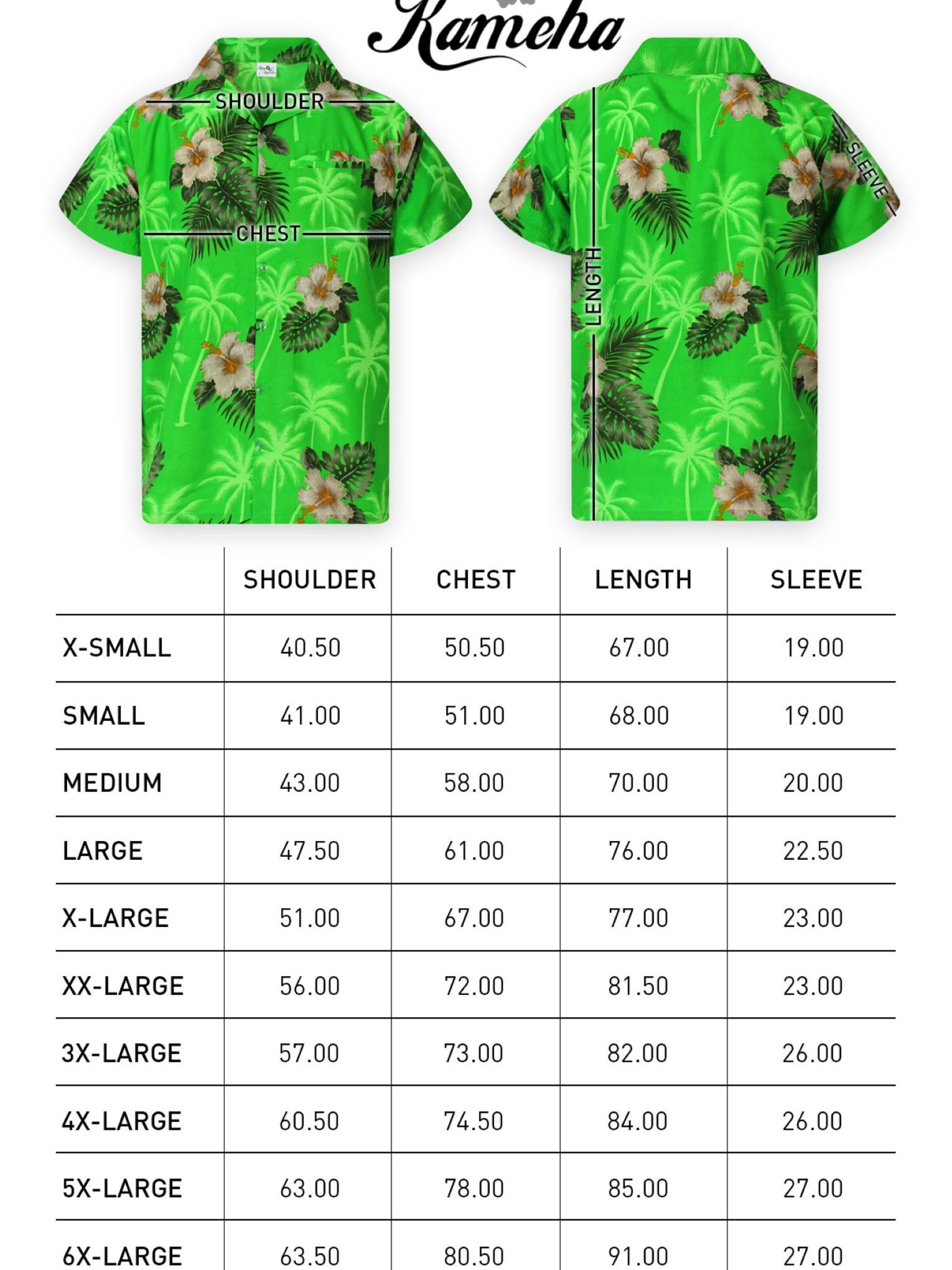 King Kameha Shirt 'Small Flower'‌‌‌‌‌‌‌‌ in Grün