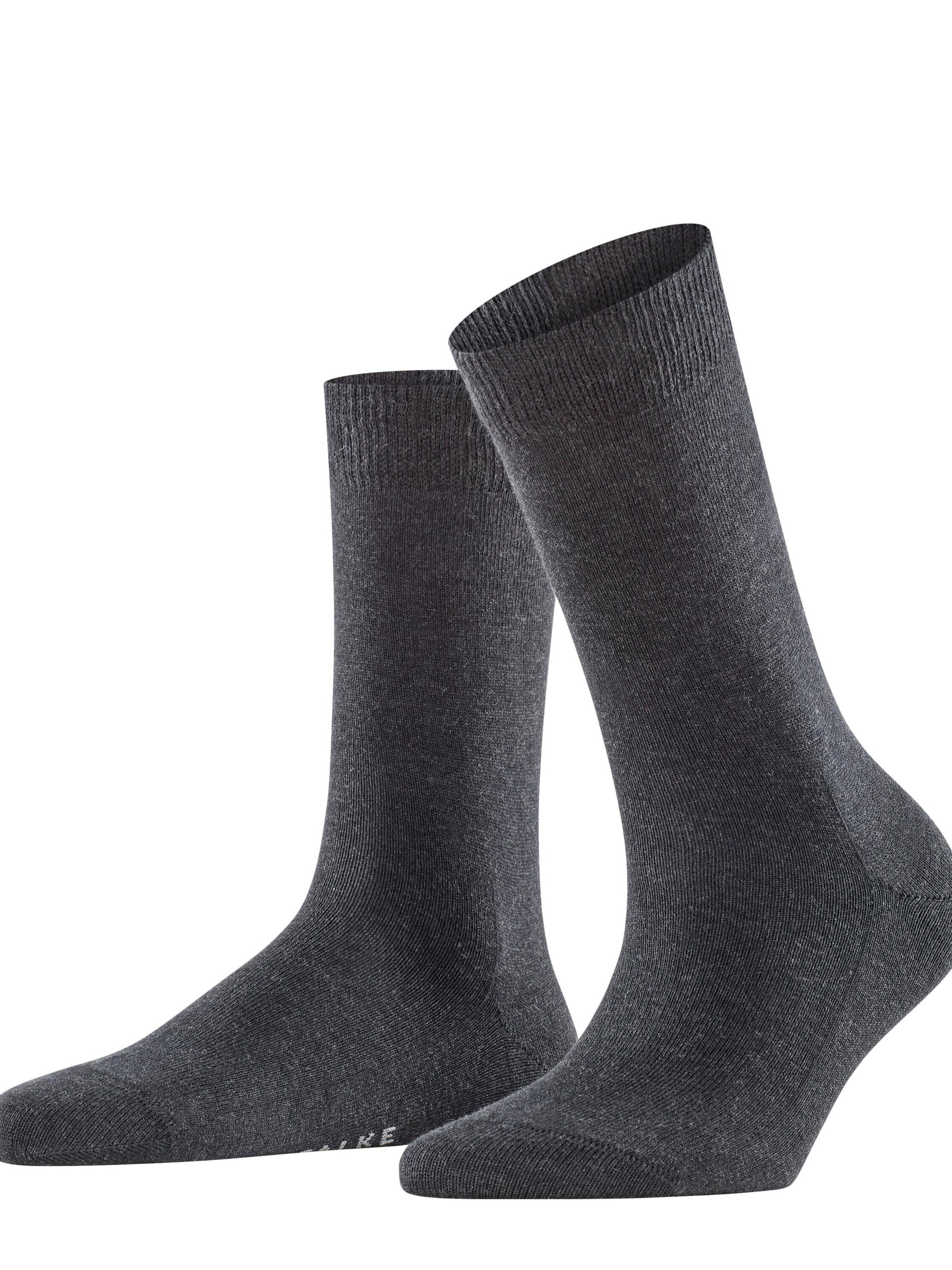 FALKE Socks 'Family' in Grey: front