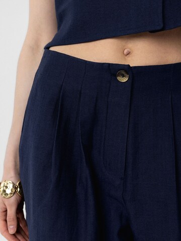 Antioch Wide Leg Hose 'Caroline' in Blau
