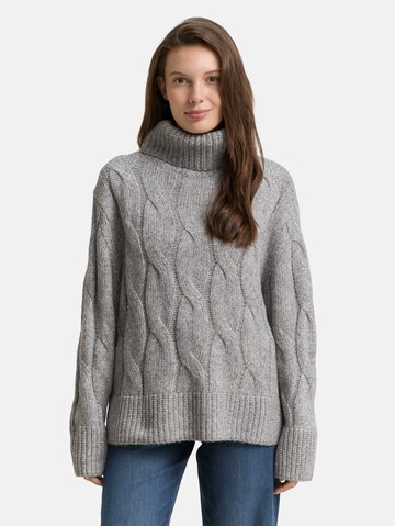 TOM TAILOR Sweater in Grey: front