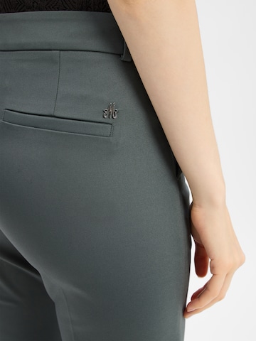 MOS MOSH Slim fit Pleat-front trousers ' MMAbbey ' in Green