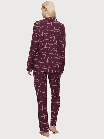Pyjama ' Boyfriend ' TRIUMPH en rouge
