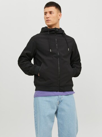 JACK & JONES Between-Season Jacket in Black: front