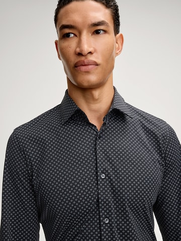 JOOP! Slim fit Overhemd 'Pit' in Zwart