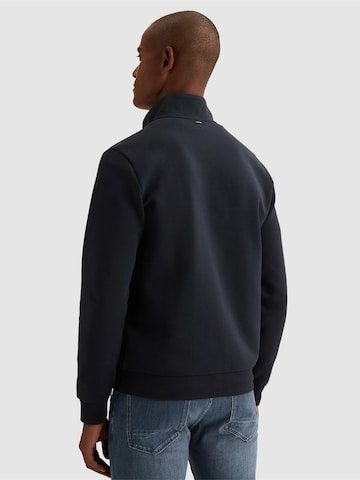 VANGUARD Tussenjas 'Sweat jacket with zipper closure and chest pockets' in Blauw