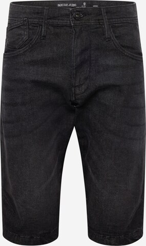 Coupe slim Jean 'Kem' INDICODE JEANS en noir : devant