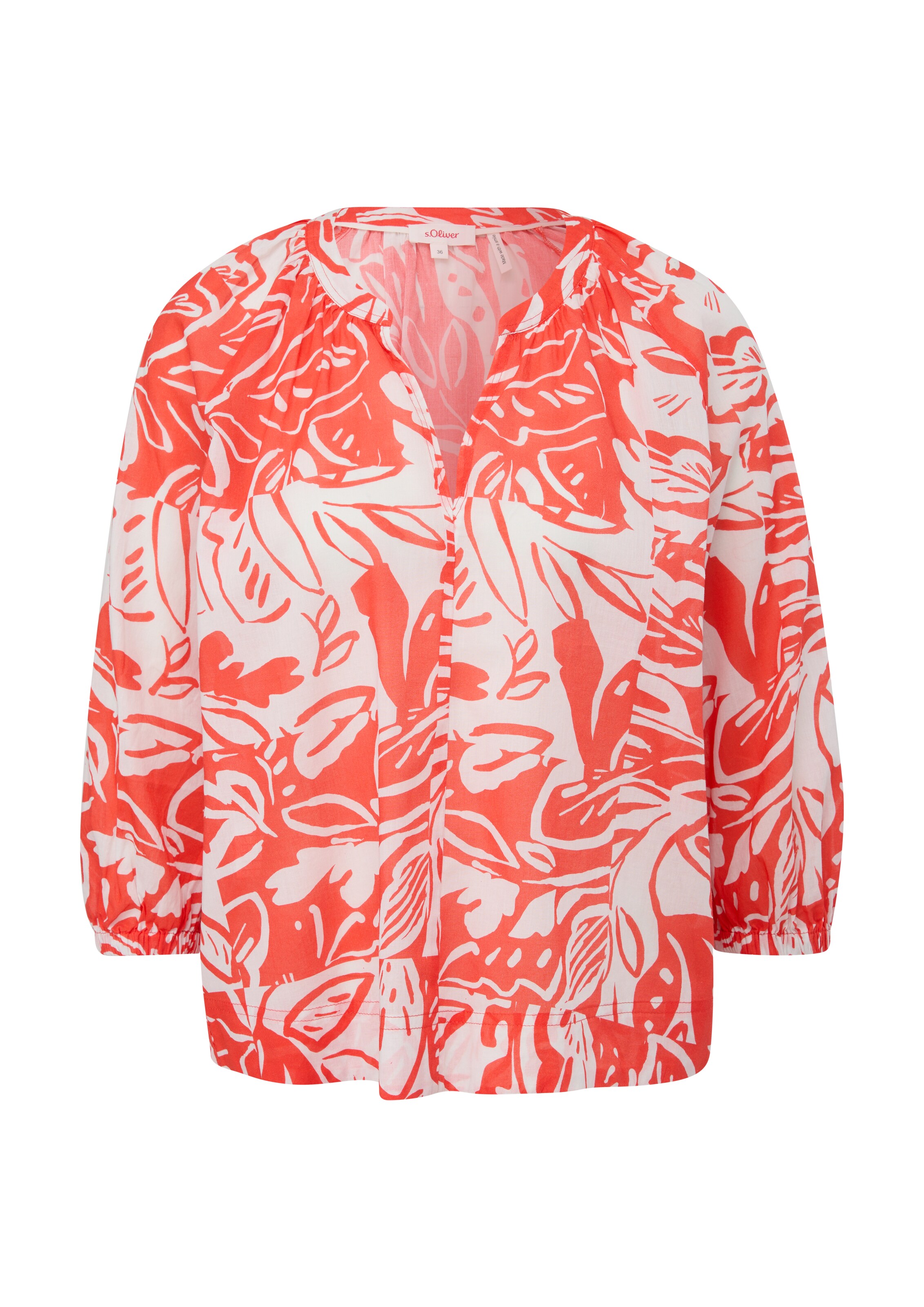 Chemisier s.Oliver en orange : devant