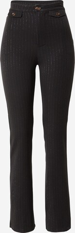 Daisy Street Flared Pants in Black: front