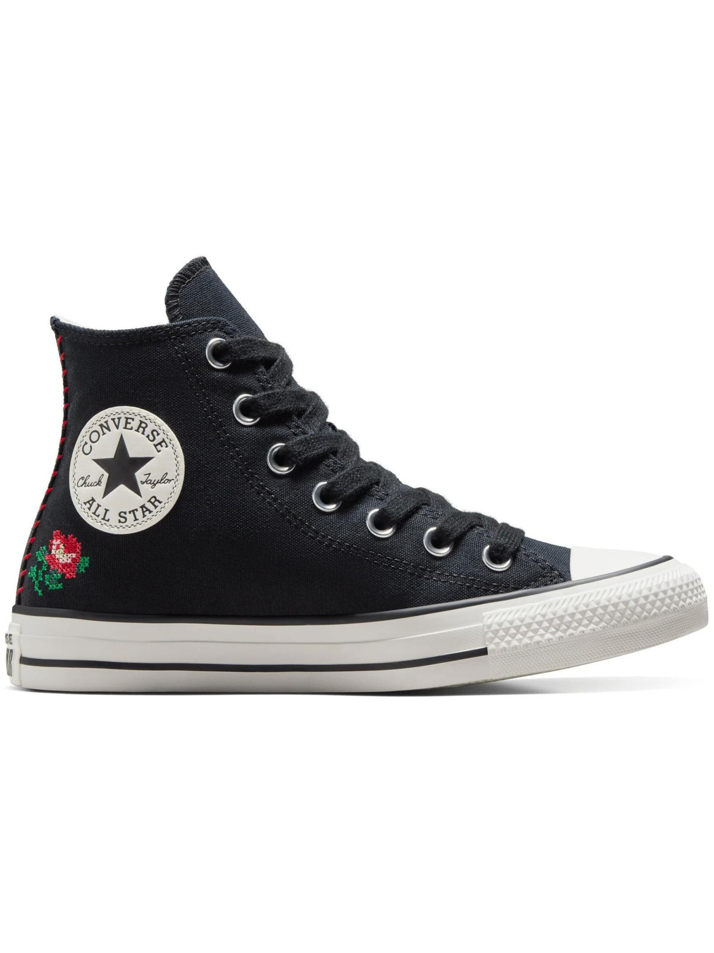 CONVERSE Sneakers hoog 'Converse Chuck Taylor As' in Zwart