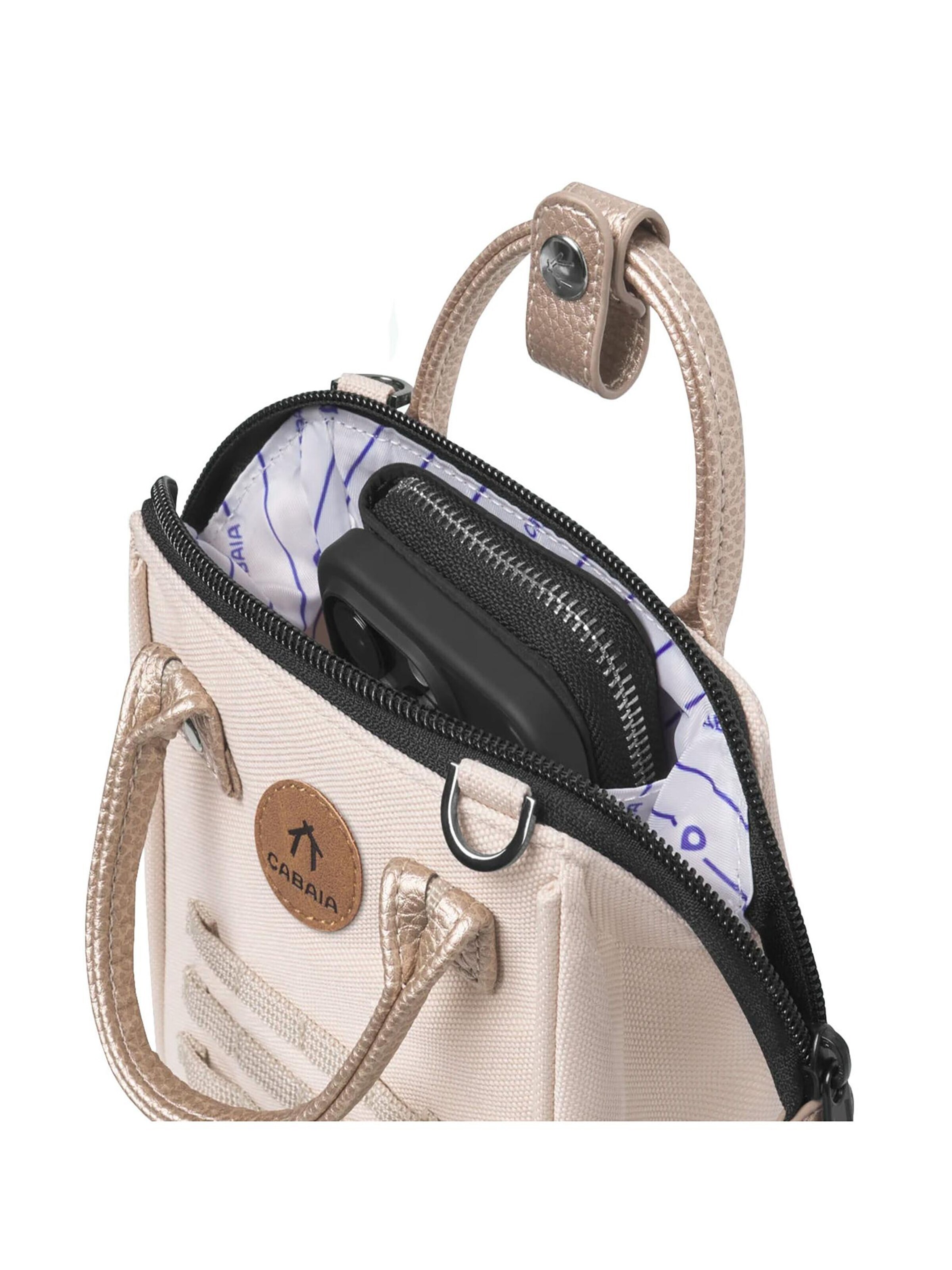 Cabaia Crossbody Bag 'Algiers' in Beige