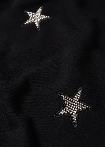 MANGO KIDSSweater majica 'Estrella' - crna boja