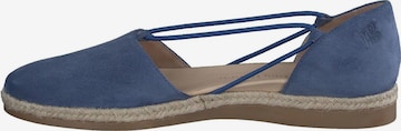 Paul Green Ballet Flats with Strap in Blue