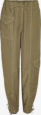 Noisy may - Tapered Calças cargo 'MILLE' em verde: frente