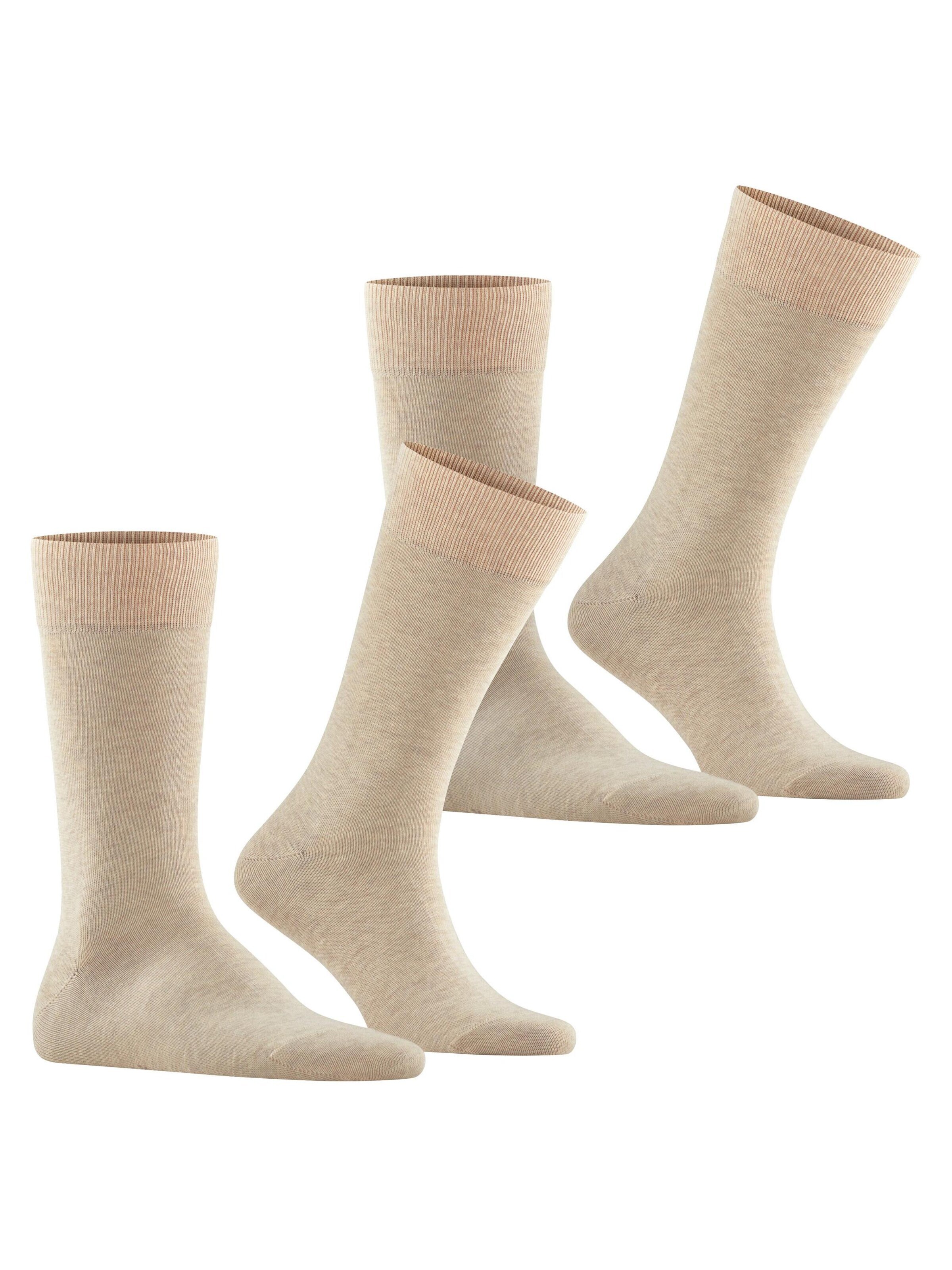 FALKE Socks 'Happy 2-Pack' in Beige