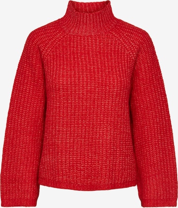 PIECES Sweater 'NELL' in Red: front