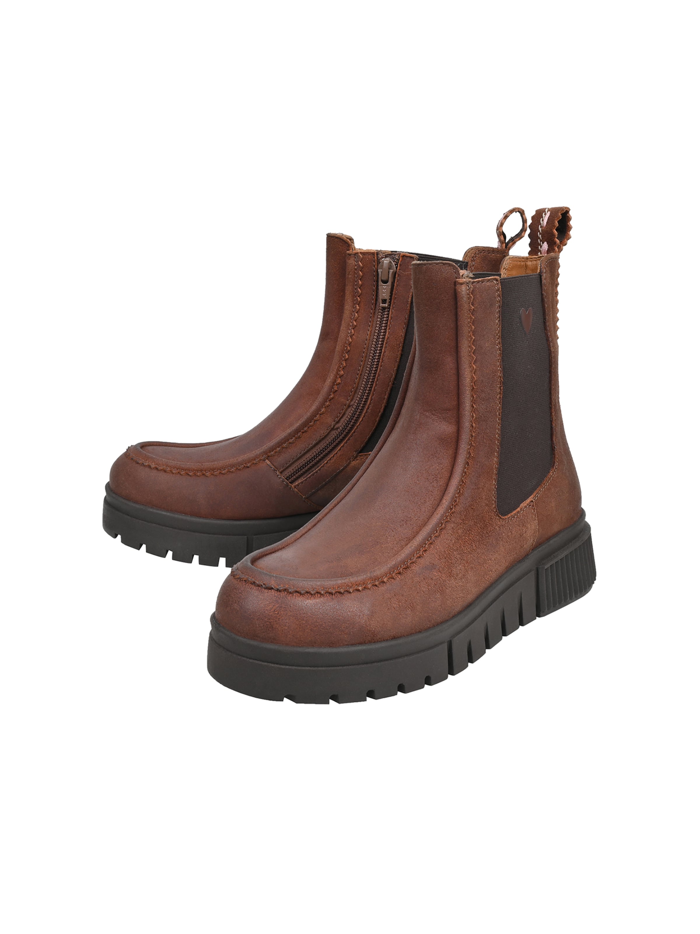 Crickit Chelsea Boots 'Uldina' in Braun
