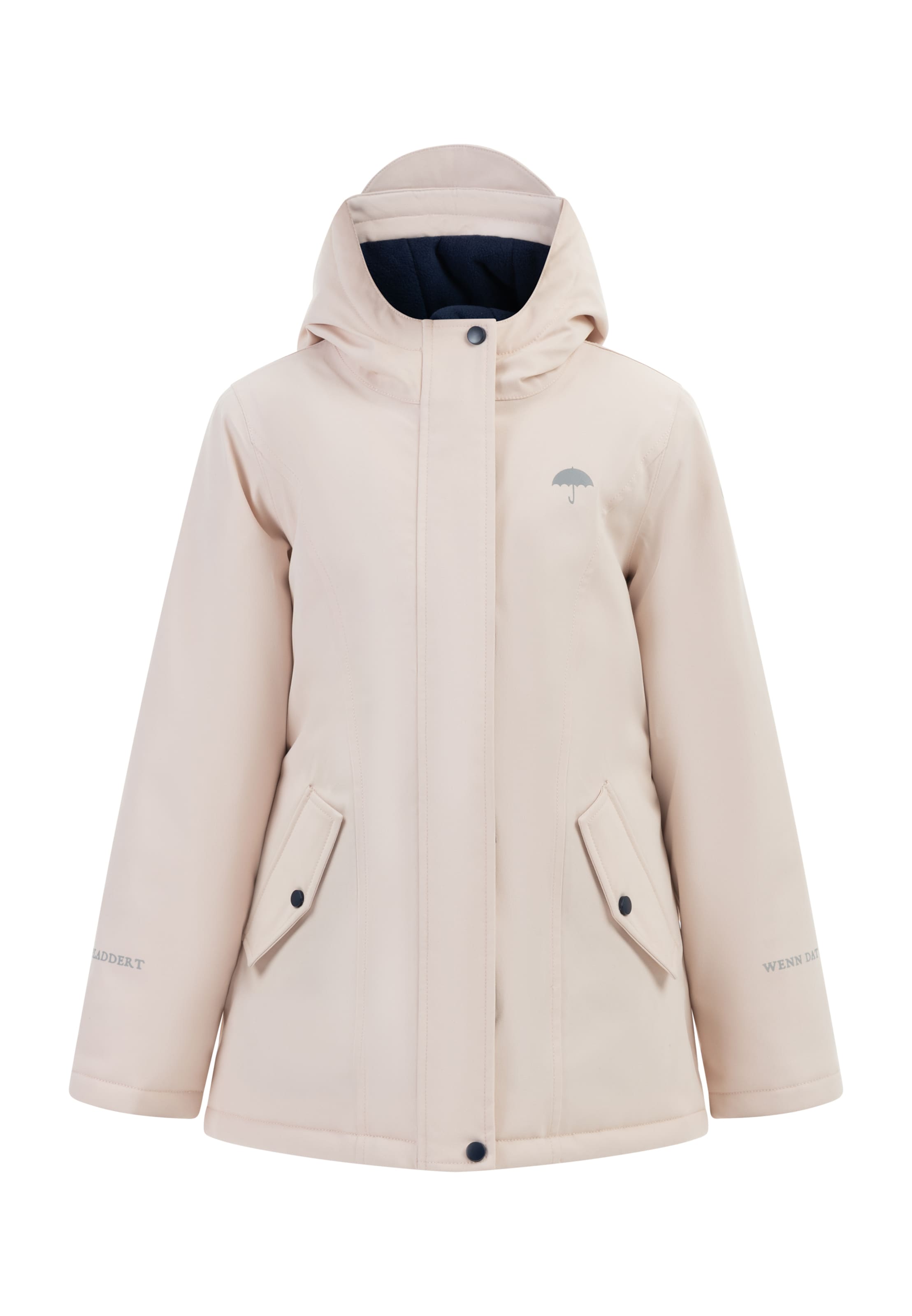 Schmuddelwedda Funktionsjacke in Pink: Vorderseite