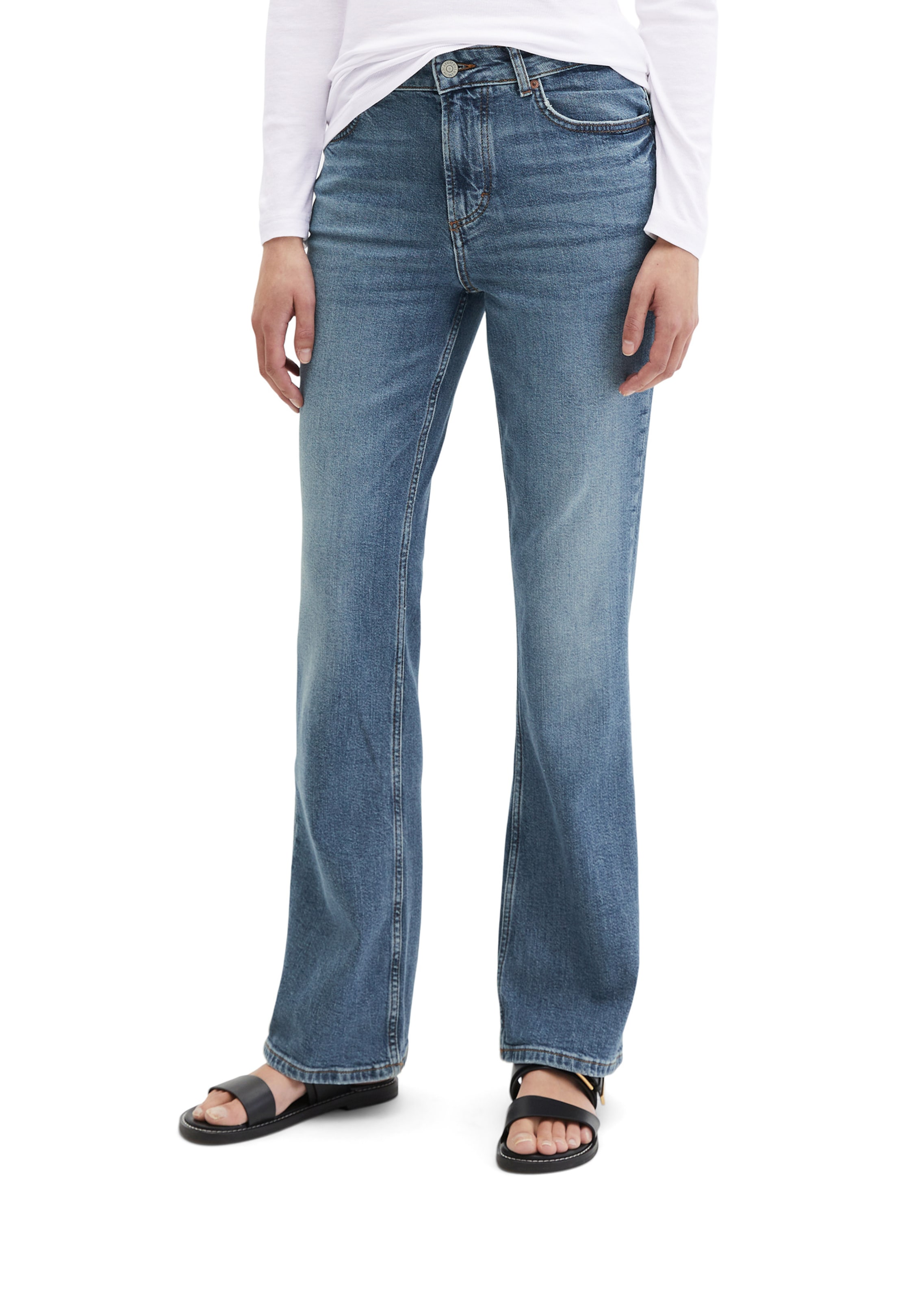 Marc O'Polo Flared Jeans 'Kiruna' in Blau: Vorderseite