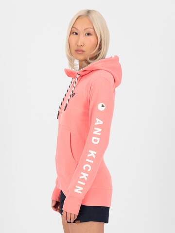 alife & kickin - Sudadera con cremallera 'Jessy' en naranja