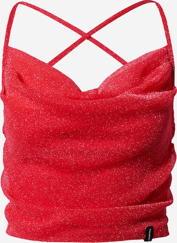 VIERVIER Top 'Alisha' in Red: front