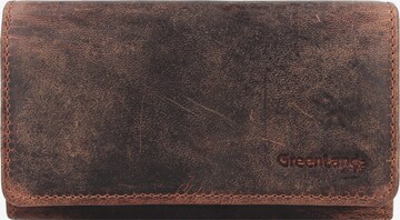 Greenland Nature Wallet in Brown: front