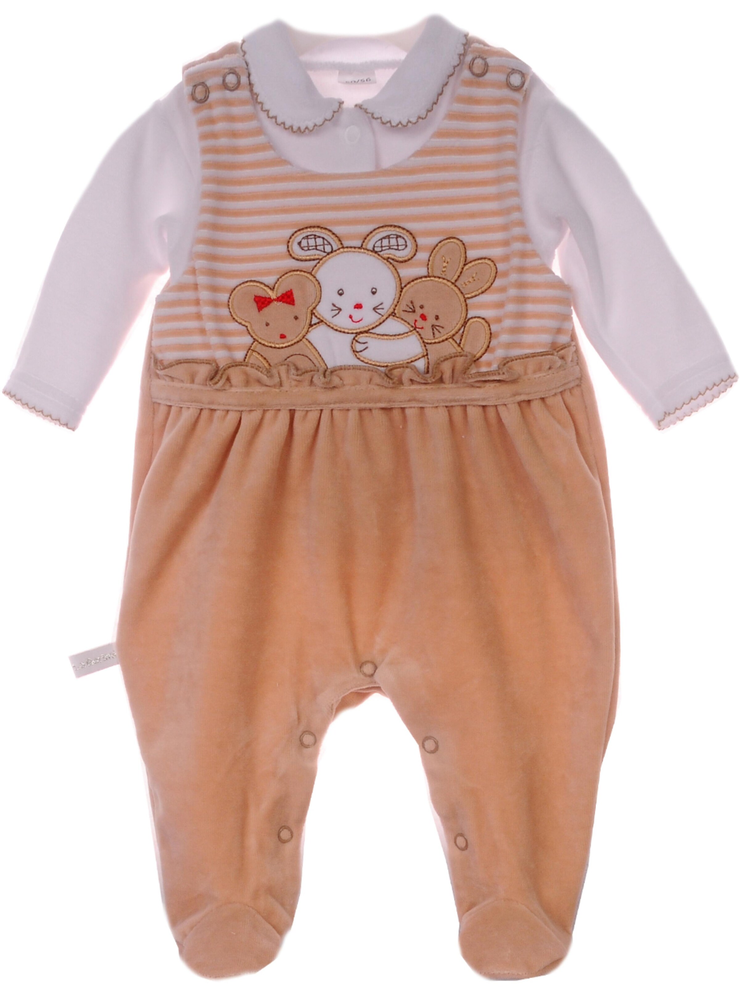 La Bortini Set in Beige: Vorderseite