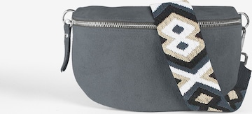 lePelou Gürteltasche 'ONDA medium' in Grau: Vorderseite