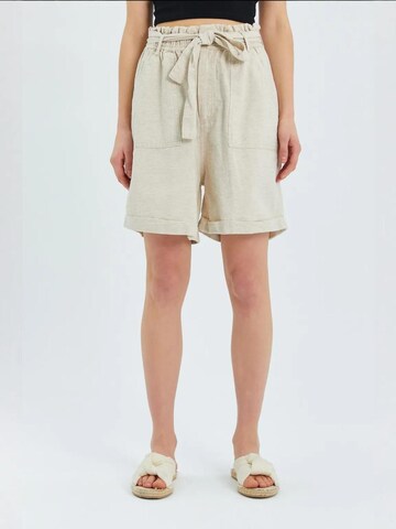 MixRay Regular Shorts in Beige: Vorderseite