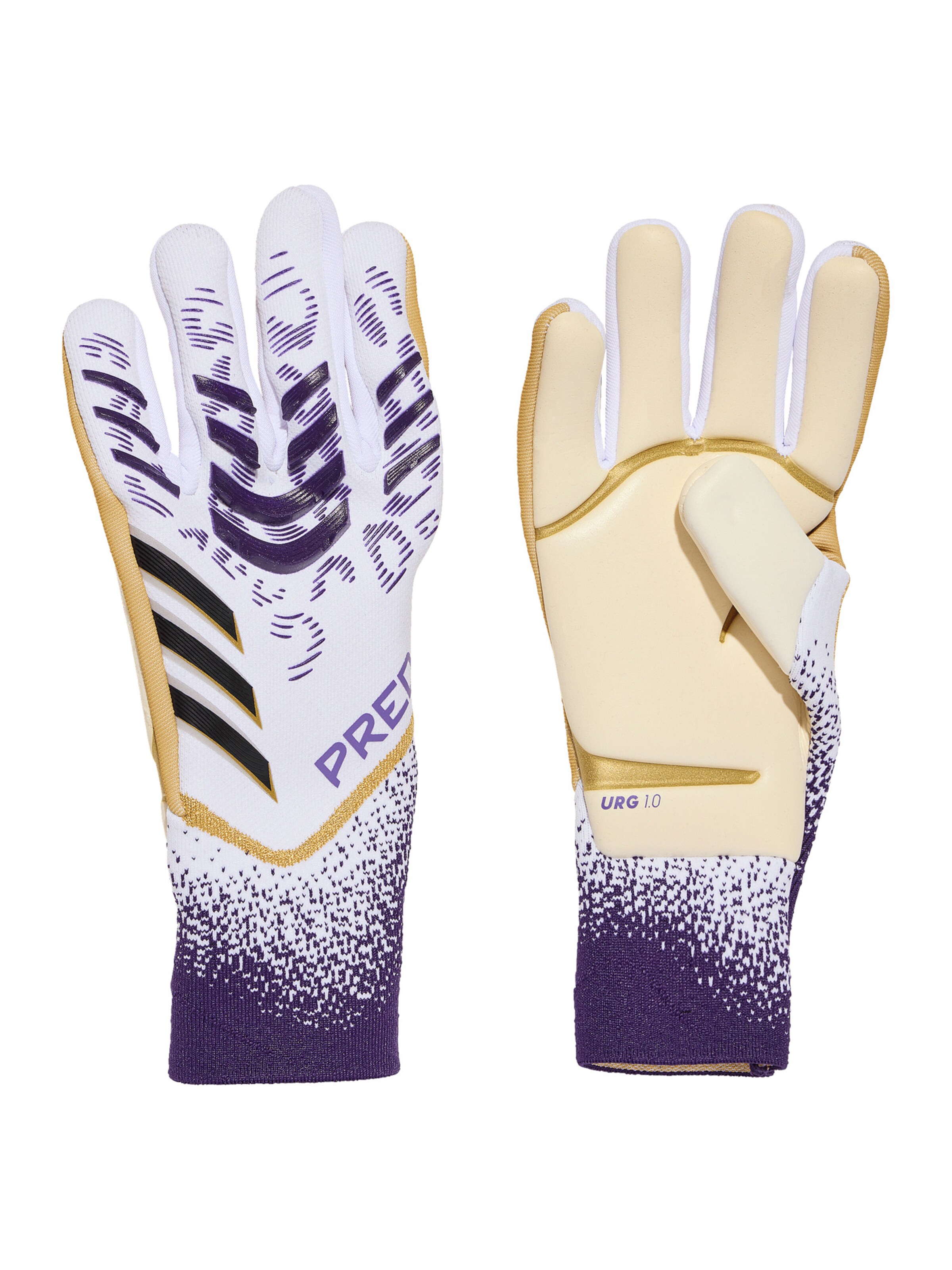 ADIDAS PERFORMANCE Sporthandschuhe 'Predator GL Pro Promo' in beige / aubergine / schwarz / weiß, Produktansicht