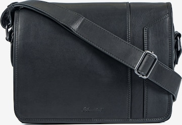 Benthill Laptop Bag in Black: front