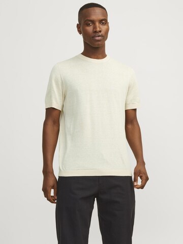 Pull-over 'Marco' JACK & JONES en beige : devant