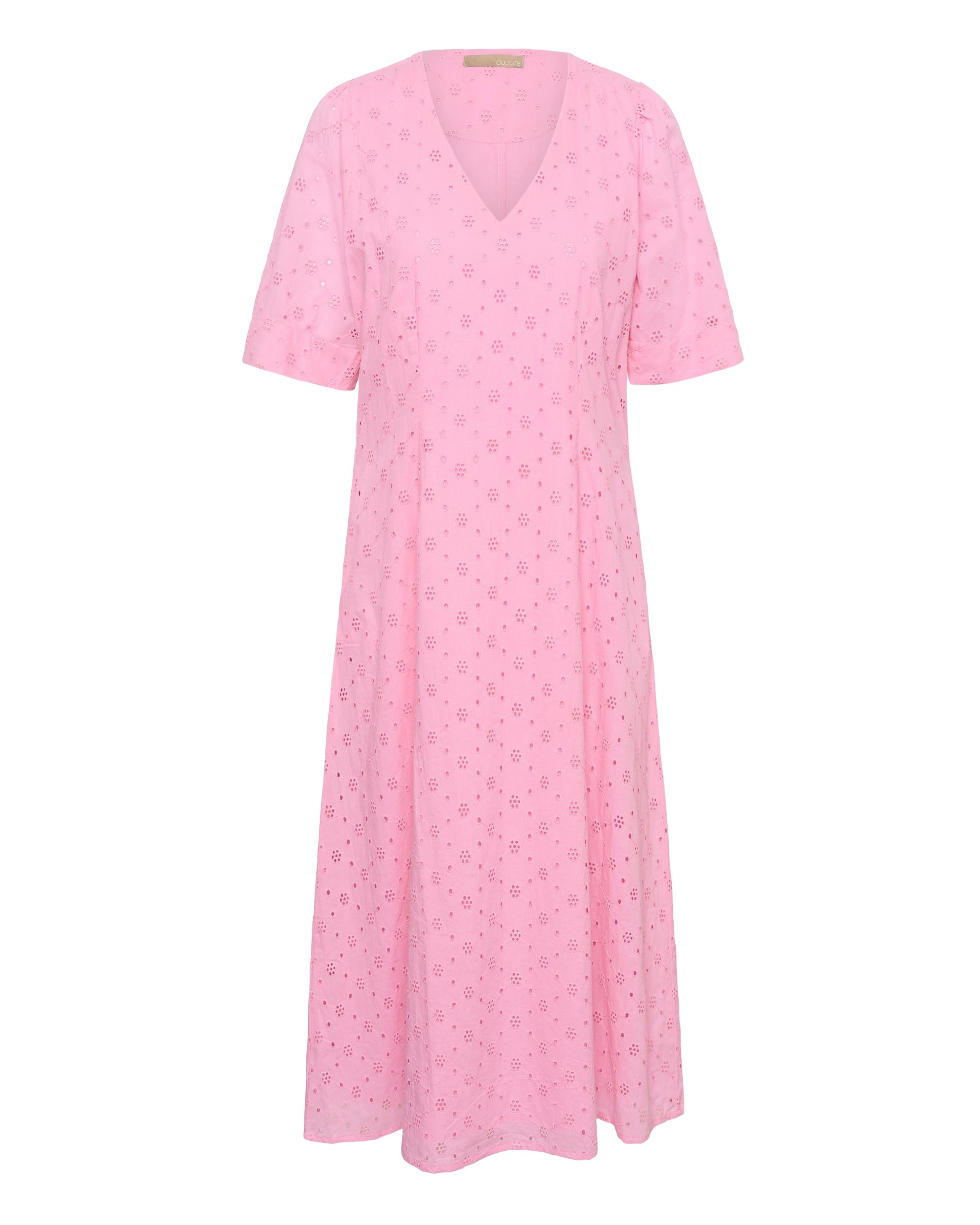 CULTURE - Vestido 'CUadelfine' em rosa: frente