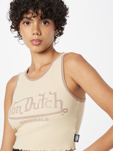 Top 'Ashley' di Von Dutch Originals in beige