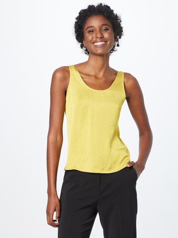 Top 'WIDLAND' di AMERICAN VINTAGE in giallo: frontale