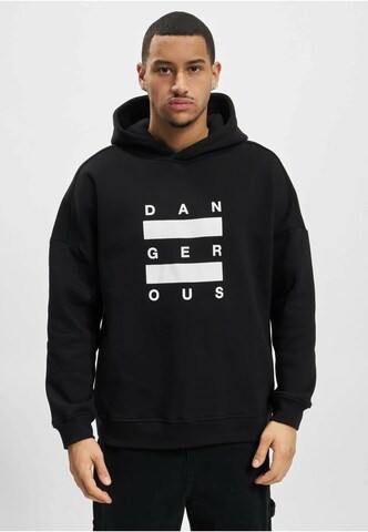 Dangerous DNGRS Sweatshirt 'Control' in Schwarz: Vorderseite