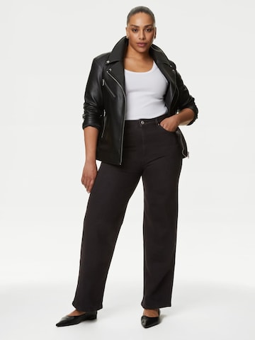 Marks & Spencer Wide leg Jeans in Zwart