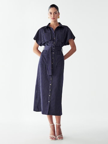 Willa Blusekjole 'Wichita' i blå: forside