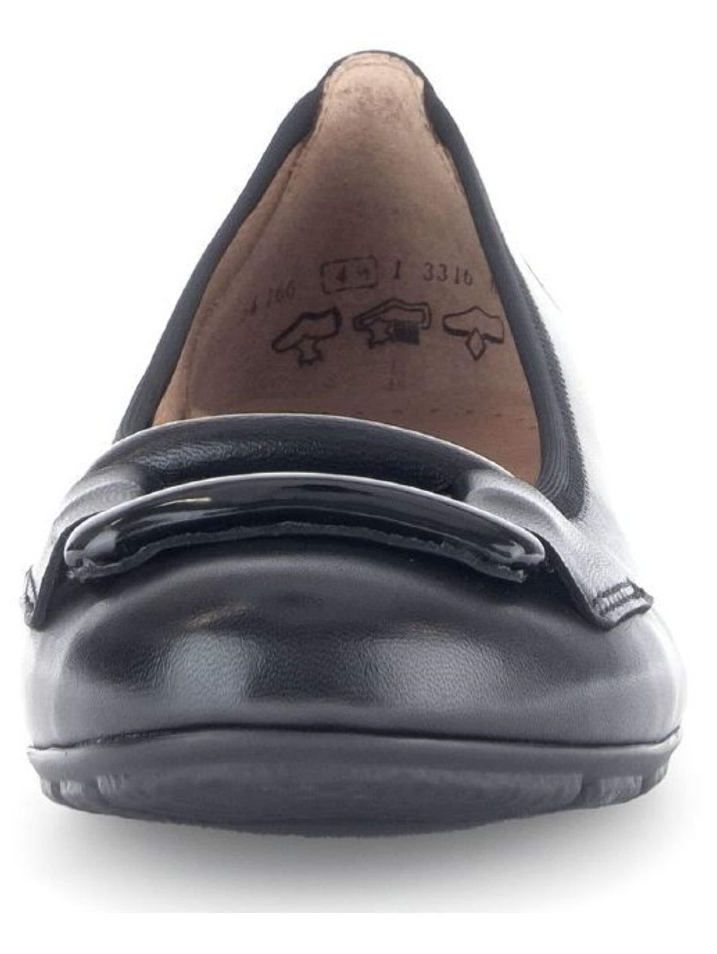GABOR Ballet Flats in Black