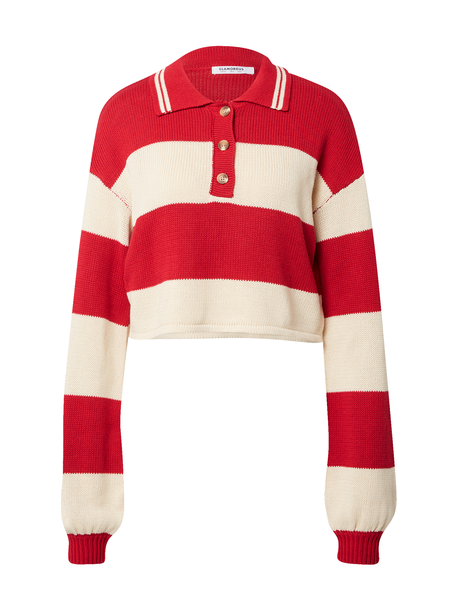 Odzież Swetry & dzianina GLAMOROUS Sweter w kolorze Czerwonym 