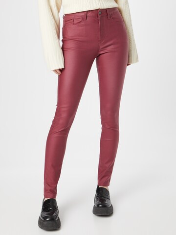 ESPRIT Skinny Broek in Rood: voorkant